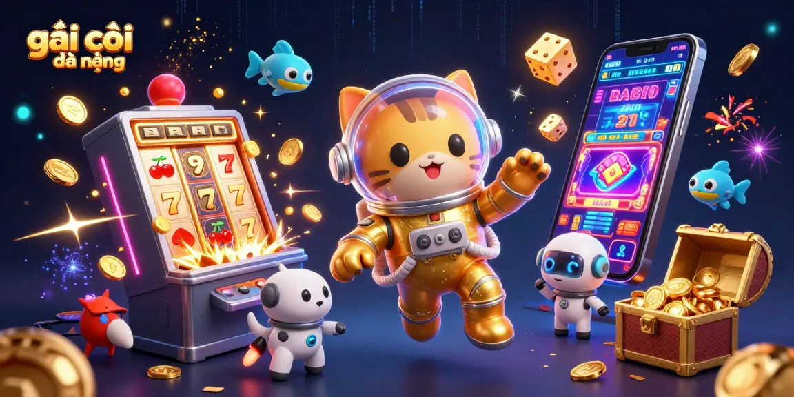 Experience the excitement of gambling with gái gọi đà nẵng in this vibrant 3D illustration.
