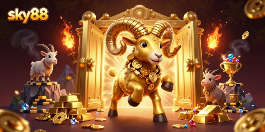 Experience immersive gaming with sky88's vibrant casino environment and dynamic characters.