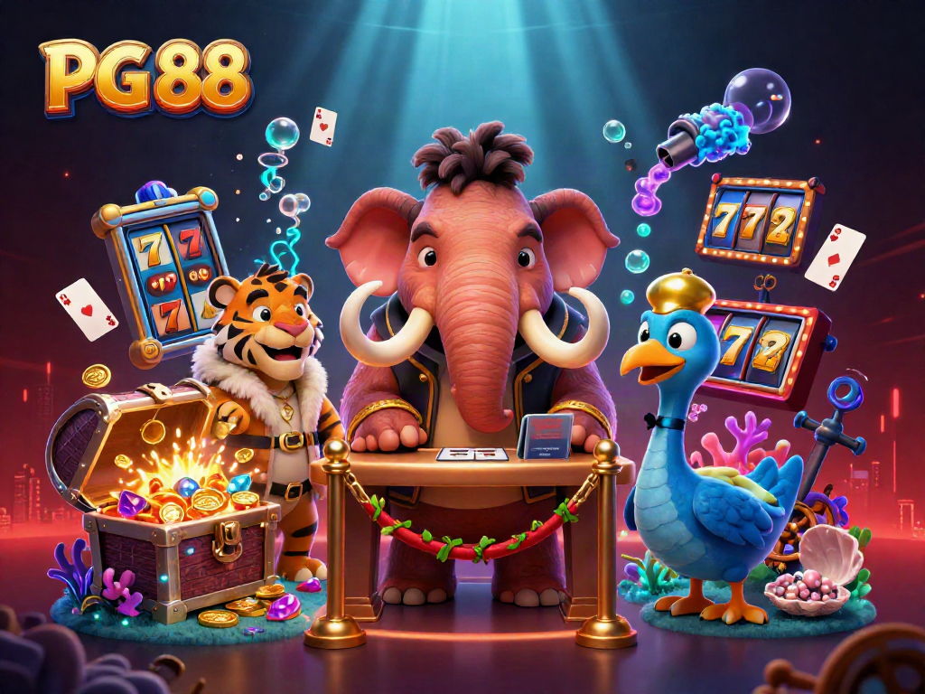 Engage in thrilling PG 88 casino adventures with bouncers, VIPs, and treasure!