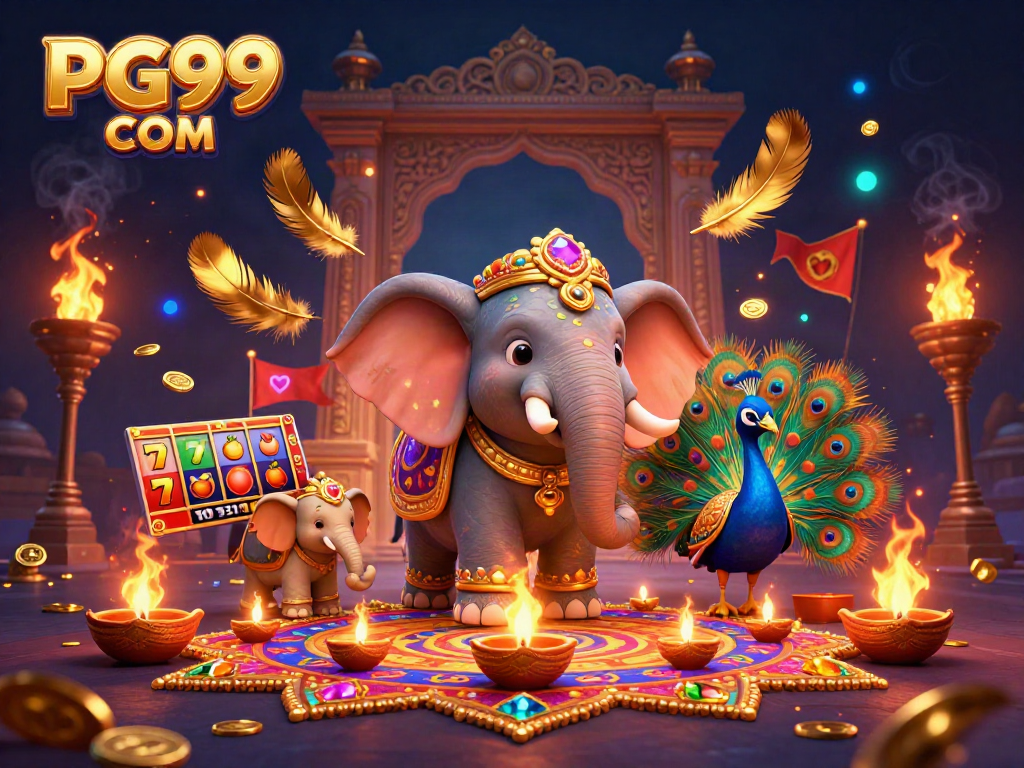 Experience exciting slots action at PG99 COM with vibrant characters and dynamic casino elements.