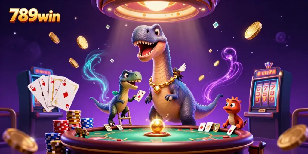 Experience thrilling gameplay at 789win with a vibrant casino scene featuring exciting game elements.