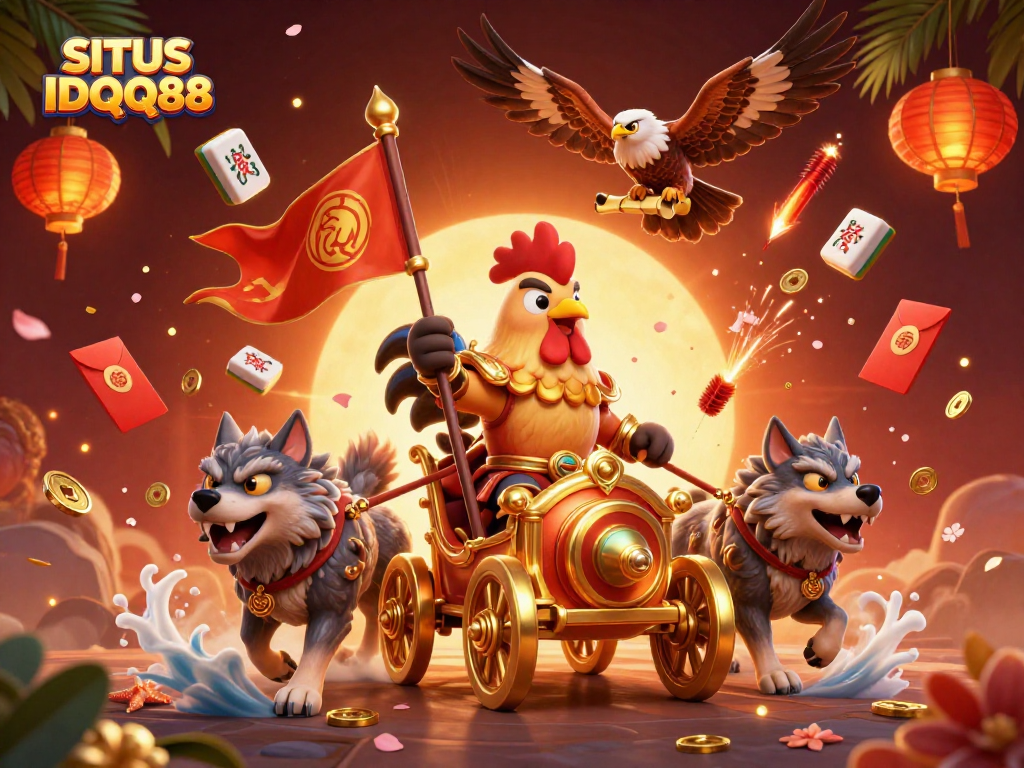 Engage in the thrilling world of gambling with SITUS IDQQ88 around vibrant 3D casino elements.
